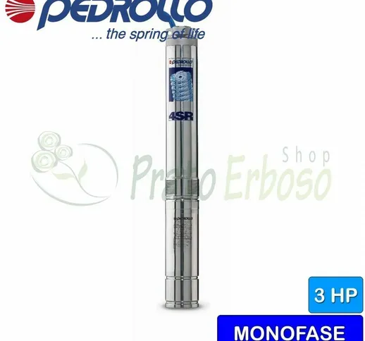 Pedrollo - 4SRm 12/14 N-PD - Elettropompa sommersa monofase da 3 HP