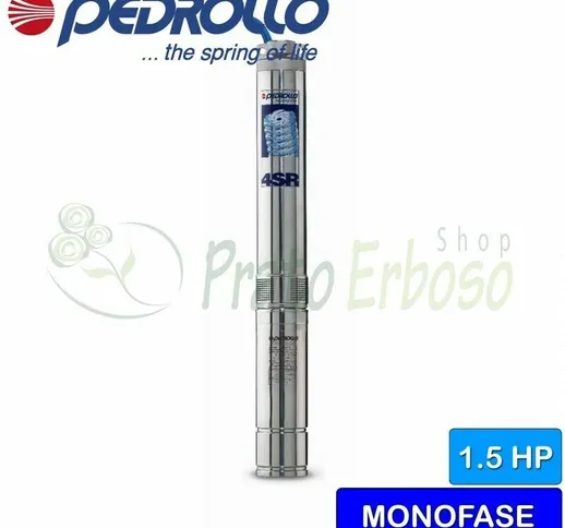 Pedrollo - 4SRm 1.5/22 F-PD - Elettropompa sommersa monofase da 1.5 HP