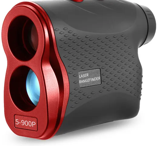 5-900P, laser golf binocolo telemetro telemetro | rosso, 900 m - rosso, 900 m