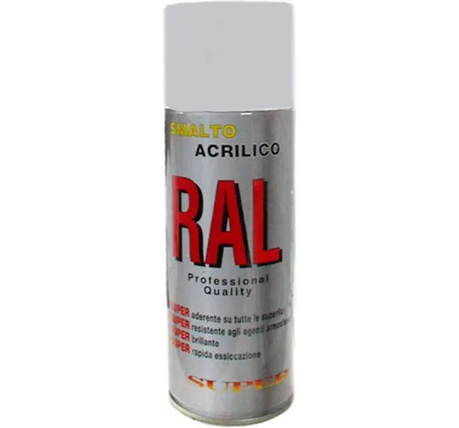 5 bombolette di vernice spray smalto acrilico giallo cromo ral107 - Cilvani