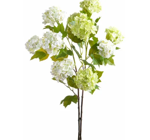 Giordanoshop - Set 3 Fiori Artificiali di Viburno Altezza 85 cm Verde