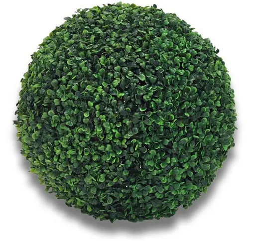 5 sfere bosso artificiale sintetica foglie verdi buxus finto palla 50 cm