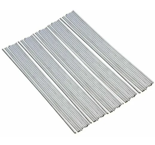 50Pcs Bacchette per saldatura in alluminio Solid Core Nessun flusso richiesto Resistenza a...