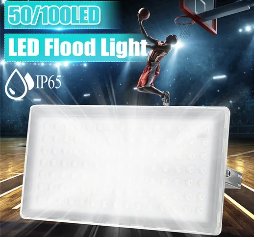 50W 100W Perfect Power LED Flood Light Proiettore per esterni LED Street Light 175-265v Il...