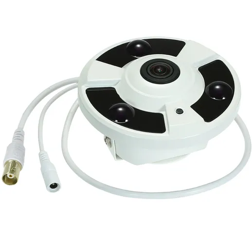 Asupermall - 5MP( 1080P / 1440P / 1520P) AHD CVI TVI CVBS IR Telecamera CCTV 1.7mm Fisheye...