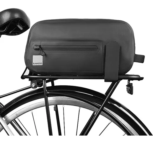 Sahoo - 7L Multifunzionale Borsa per il bagagliaio del sedile posteriore della bicicletta...