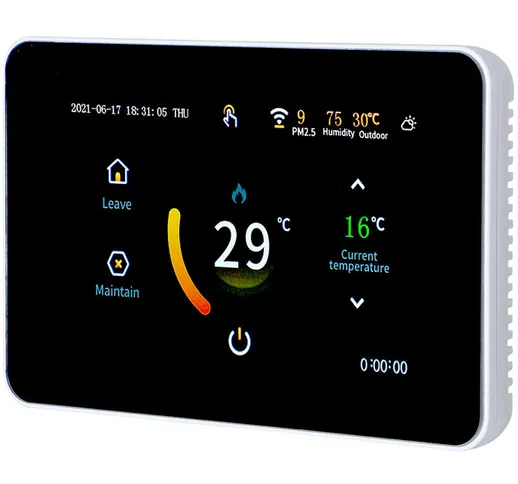 85-275V Wi-Fi Smart Thermostat Termostato programmabile 5+2/6+1/7 giorni di programmazione...