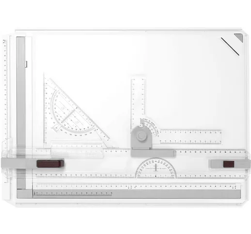 A3 Picture Drawing Board Piattaforma cartografica con binari di guida lisci Segni precisi...