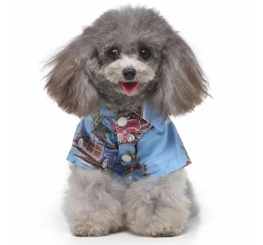 Abbigliamento da compagnia Pet Abbigliamento Pet Hawaiian Shirt Pet Dog Abbigliamento Stam...