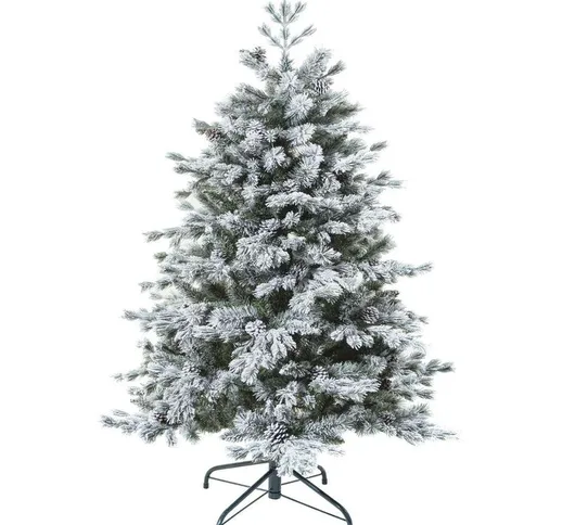 Abete yukon altezza 150 cm Feeric Lights&christmas Verde bianco