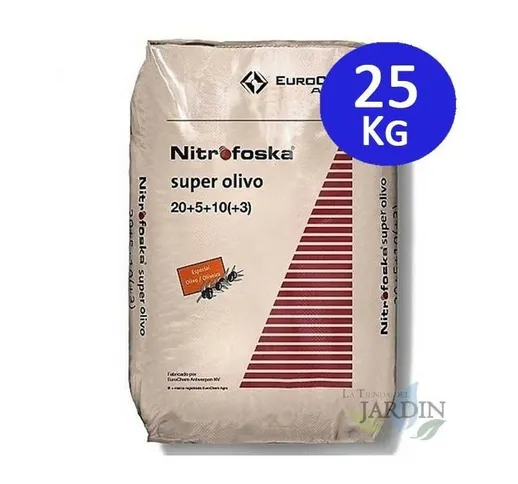 Abono 25Kg Super Olivo Nitrofoska 20-5-10 + MG + S + Fe + Zn