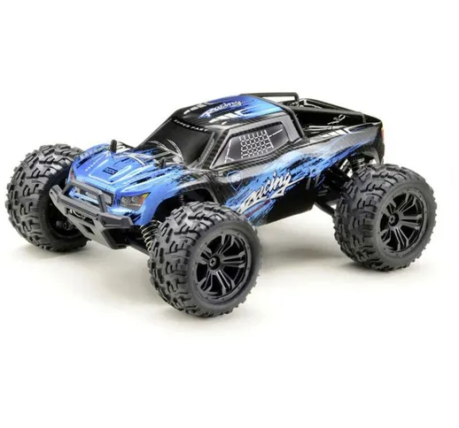Truck Racing Nero-Blu 1:14 Automodello Elettrica Monstertruck 4WD RtR 2,4 GHz - 
