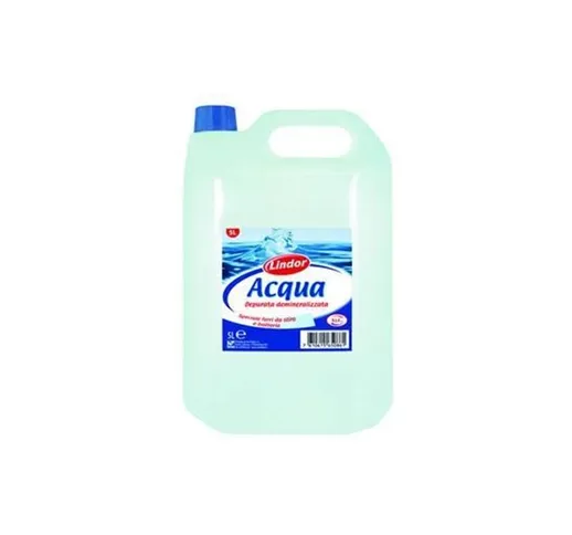 ACQUA DEMINERALIZZATA Lt. 5 CONFEZIONE DA 4 PEZZI