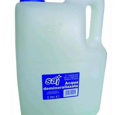 Acqua Demineralizzata Per Uso Domestico Ed Industriale Lt. 5 Cf.4Pz