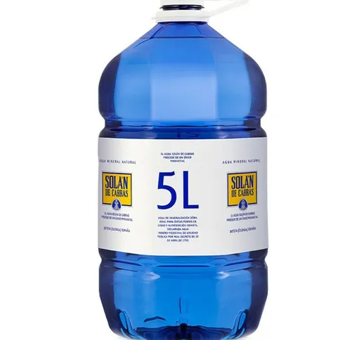 Acqua minerale naturale (5 L) - Solan De Cabras