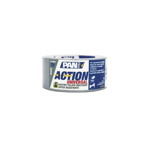 Action universal 50x50 mmxmt grigio. Nastro telato multiuso, super resistente, ideale per...