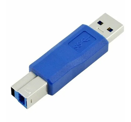 B&s - Adattatore accoppiatore USB 3.0 tipo A femmina a USB 3.0 maschio tipo B