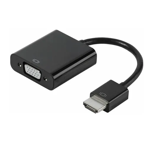 Adattatore vivanco 47143/ hdmi maschio - vga femmina/ jack 3.5 femmina