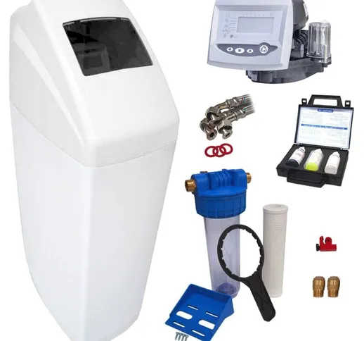 Addolcitore d'acqua 30L Autotrol 255/762 completo di pre-filtrazione e accessori di montag...