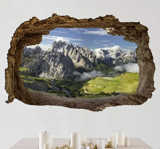 Adesivo murale 3D - Italian Alps - orizzontale 2:3 Dimensione L×H: 80cm x 120cm