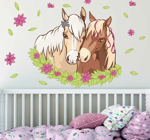 Adesivo murale per bambini - NICI Anime gemelle Diamond & Velvet Dimensione L×H: 80cm x 80...