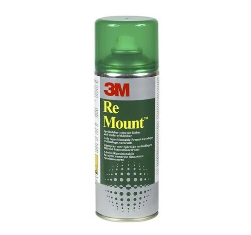 3M ReMount Adesivo spray rimovibile e riposizionabile, 1 bomboletta da 400ml