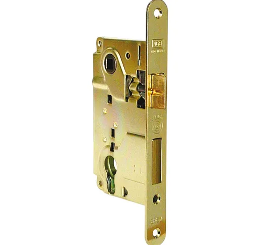  - serratura legno centro inf. 2M+S Art. B01024 e. mm. 50 - f. mm. 22