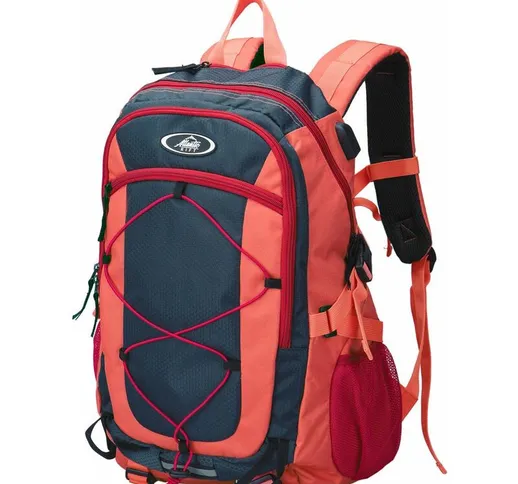 Zaino da escursione 35L impermeabile trekking USB escursionismo viaggio outdoor borsa da v...