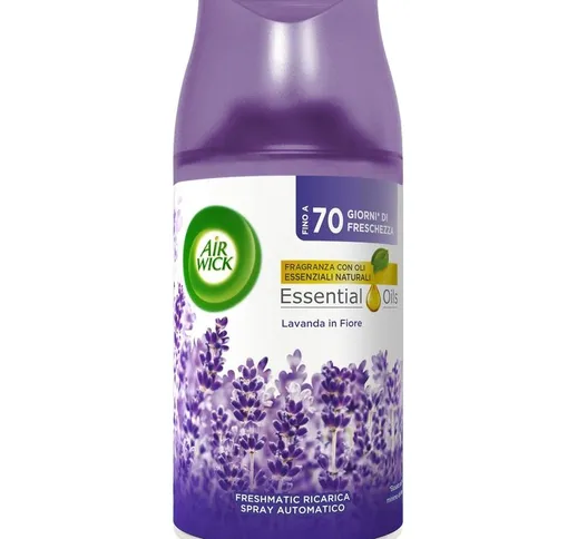 Air Wick Fresh Matic Ricarica Spray Automatico Lavanda in Fiore