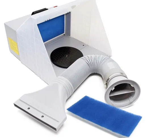 Sistema di aspirazione per aerografo 3 m³/min Filtro per vaporizzazione vernice Set comple...