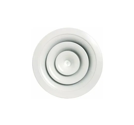 DFCI250AC Diffusore Circolare con Collo di Montaggio e Regolazione - Diametro 250 Allumini...