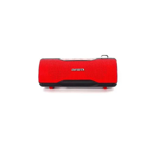 BST-500RD: altoparlante stereo Bluetooth, TWS, rosso portatile, adatto per Android o iPhon...