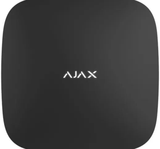 Ajax Hub 2 Centrale Wifi Intelligente Videoverifica Dual Sim Ethernet Nero