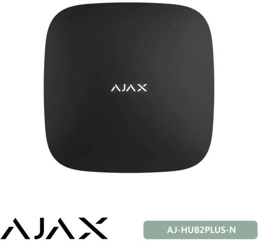 Ajax Pannello Centrale Allarme Wifi Ethernet LTE Hub 2 Plus 2 Sim