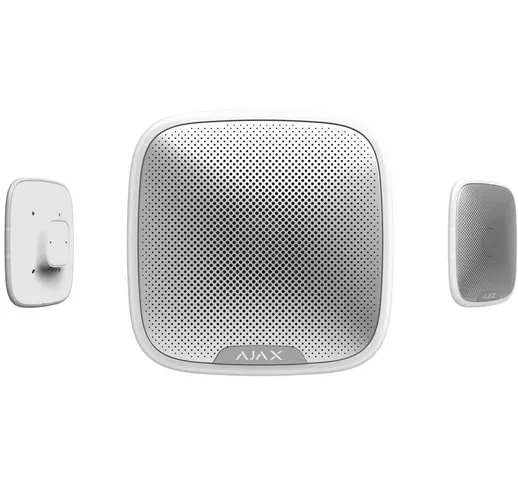 Ajax - Sirena Wireless Da Esterno Bianco Streetsiren 38178 ajss ss