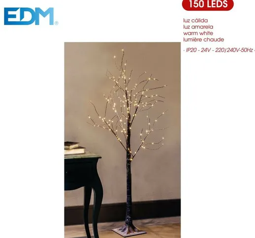  - Albero di Natale 120 cm 150 led caldi 220-240 v