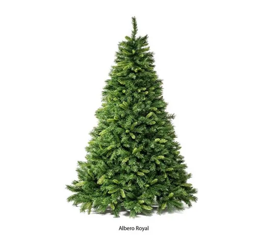 Albero di natale 240cm Royal molto folto foltissimo realistico foglia bicolore