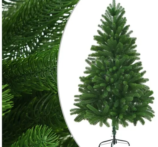Albero di Natale Artificiale con Aghi Realistici 210 cm Verde