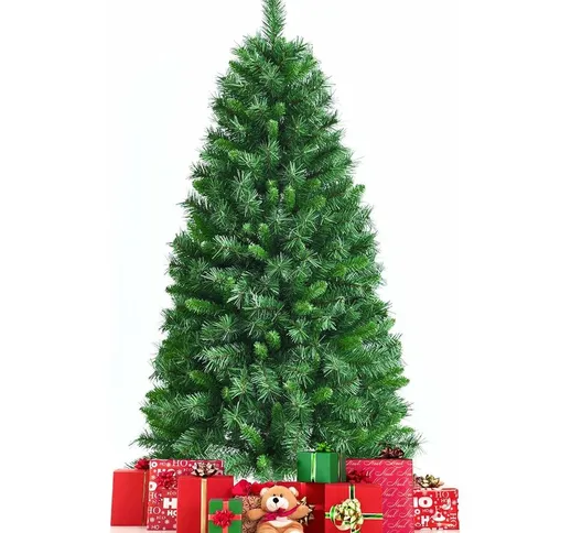 Albero di Natale Artificiale 150/180 cm, Albero di Natale con Cerniera con 456/645 Rami, B...