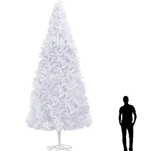 Albero di Natale Artificiale 500 cm Bianco