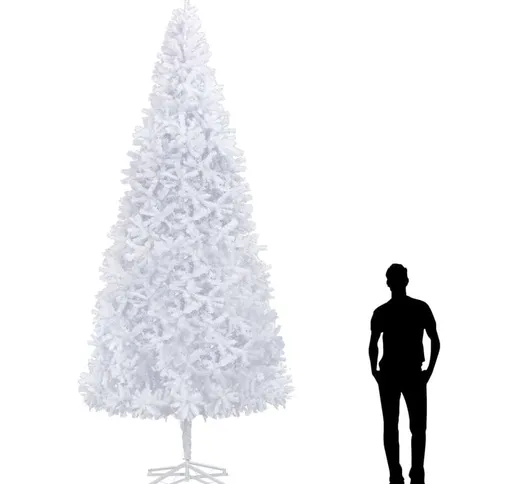 Albero di Natale Artificiale 400 cm Bianco
