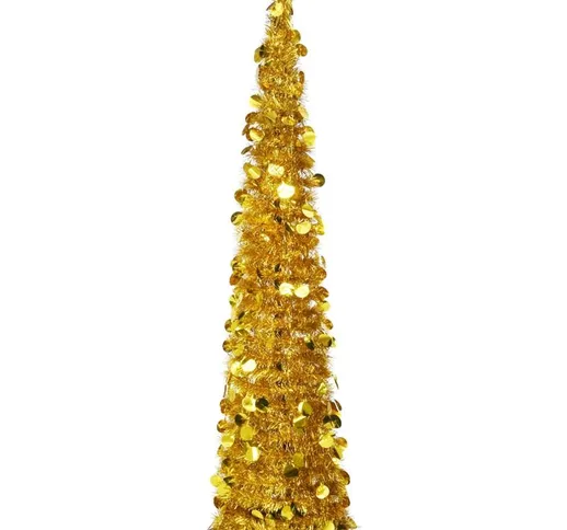 Albero di Natale Artificiale Apribile Oro 150 cm pet