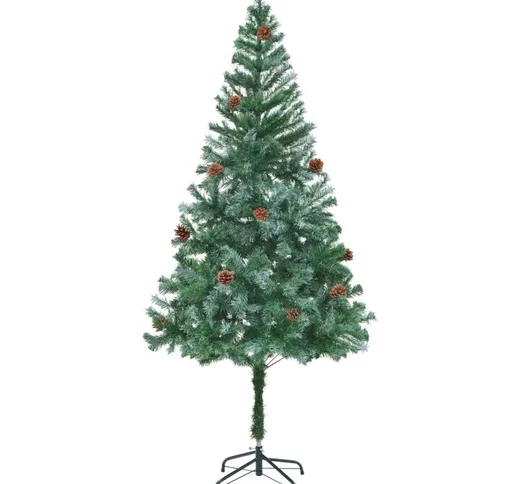 Albero di Natale Artificiale con Pigne 180 cm