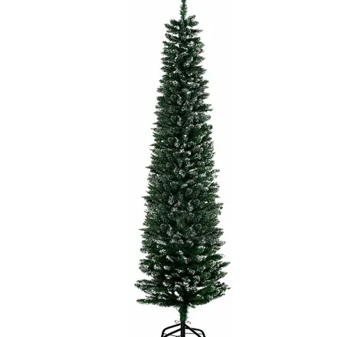 Albero di Natale Artificiale Innevato 195 cm 570 Rami Verde