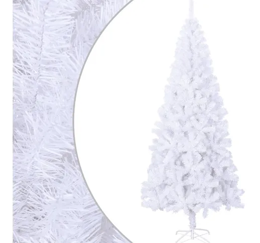 Albero di Natale Artificiale l 240 cm Bianco