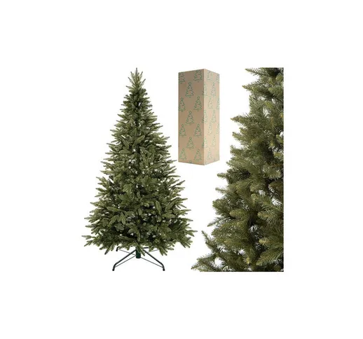Albero di Natale artificiale premium di 180 cm, abete, naturale.