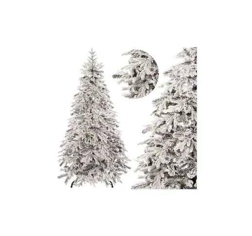 Albero di Natale artificiale premium di 250 cm con abete innevato in pe.