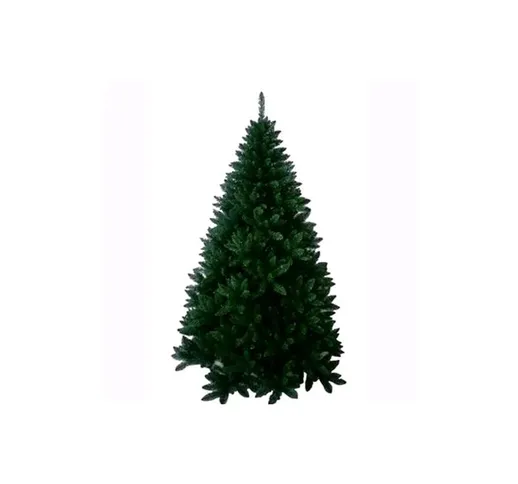 Albero di Natale Mod. frosty green 210 cm Colore Verde superfolto 1560 rami Altezza 210 cm
