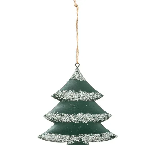 Albero di Natale Neve 11 cm - Verde Feeric Lights&christmas Verde