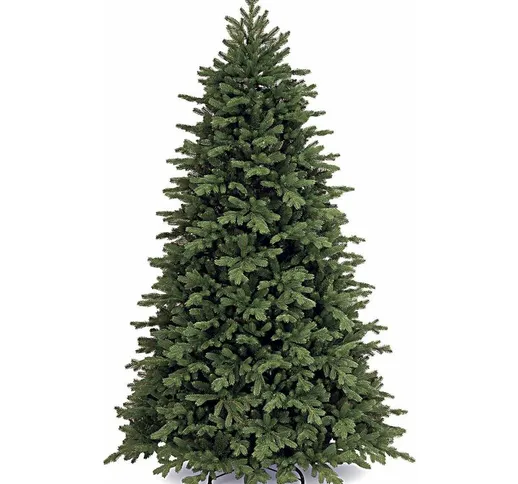 Albero di natale Ontario 80 % in pe Effetto Real Touch di Altissima qualità -210 cm